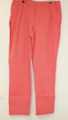 Dámské plátěné kalhoty | Oranžové s gumou v pase č.1