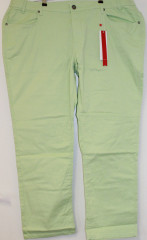 Dámské plátěné kalhoty | Světle zelené č.1