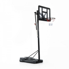 Basketbalový koš se stojanem 230–305 cm | černý
