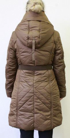 Dámský zimní kabát | Hnědý č.2