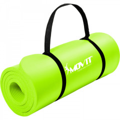 Gymnastická podložka na cvičení 190 x 60 x 1,5cm | neonově zelená č.1