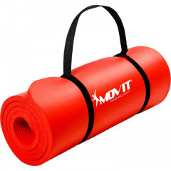 Gymnastická podložka na cvičení 190 x 60 x 1,5cm | červená č.1