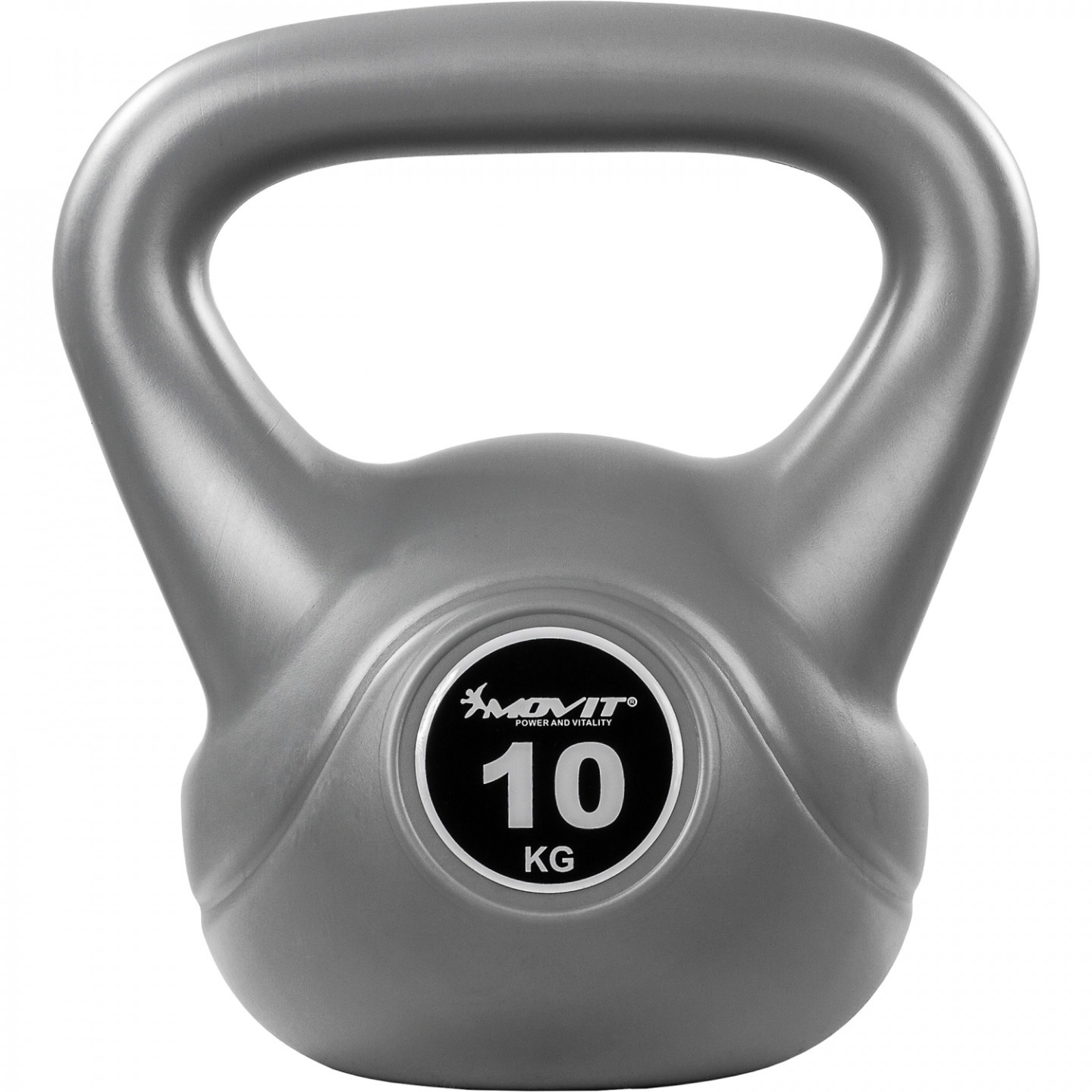 Kettlebell činka MOVIT 1 kg | šedá