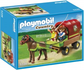 Playmobil 5228 Povoz s poníkem č.1