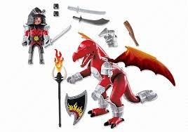 Playmobil 5463 Ohnivý drak s válečníkem č.2