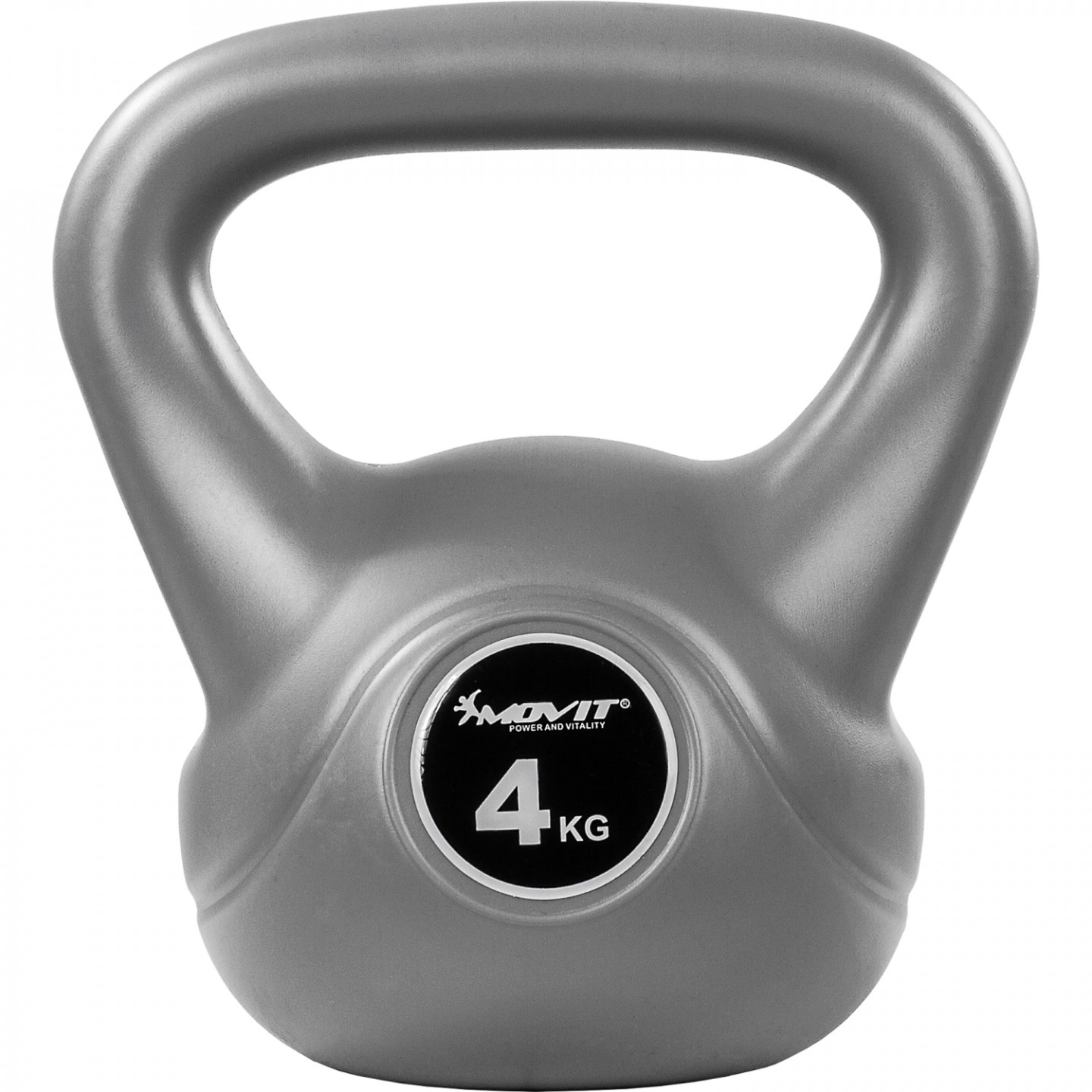 Kettlebell činka MOVIT 1 kg | šedá