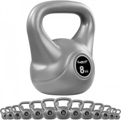 Kettlebell činka 8 kg | šedá