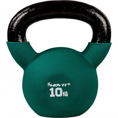 Kettlebell činka s neoprenem 10 kg | zelená