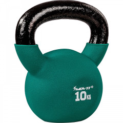 Kettlebell činka s neoprenem 10 kg | zelená č.2