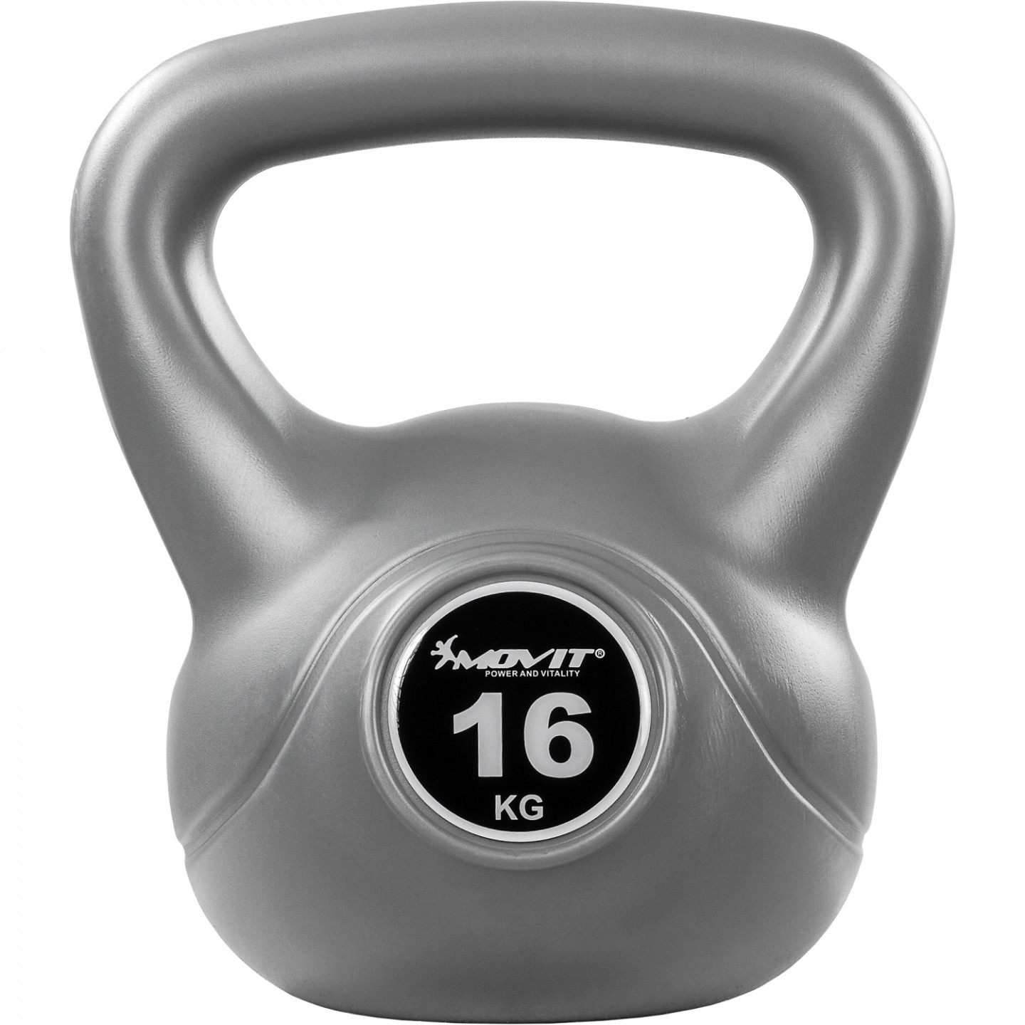 Kettlebell činka MOVIT 1 kg | šedá