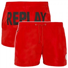 Pánské koupací šortky Replay červené L č.1