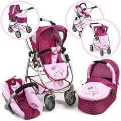 Kočárek pro panenky Bayer Chic 2000 Emotion 3v1 s autosedačkou 29 č.1