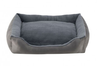 Pelíšek pro psa EILA XL 90 x 70 x 20 cm | šedý č.1