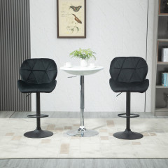 2x barová židle Kortusa | černá č.1