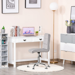Kosmetická sametová židle Aisha | světle šedá č.2