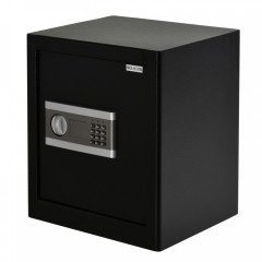 Bezpečnostní trezor s elektronickým zámkem 38 x 31 x 42,7cm | černý