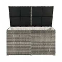 Úložný polyratanový box 145 x 82,5 x 79,5 cm | šedý melír č.3