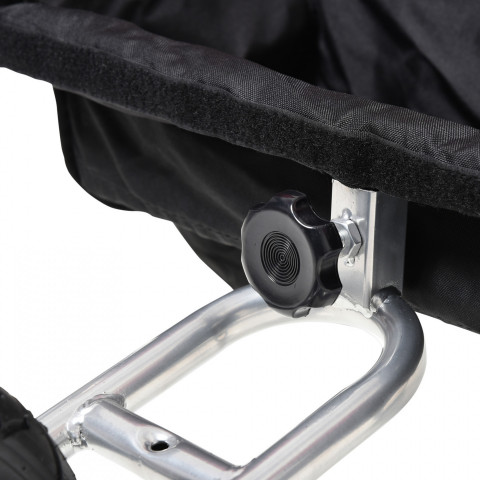 Přívěsný vozík za kolo pro 2 děti Jogger 2v1 | zeleno - černý č.10