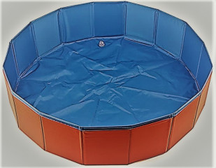 Croci Skládací bazén pro psa 80 x 20 cm | červený č.3