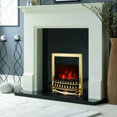 Elektrický krb LED 1000/2000W | zlatý č.1