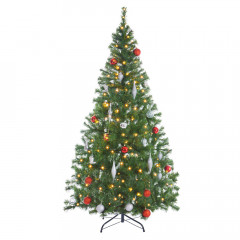 Umělý vánoční stromeček s osvětlením 140 cm | zelený č.2