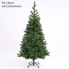 Umělý vánoční stromeček s osvětlením 140 cm | zelený č.3