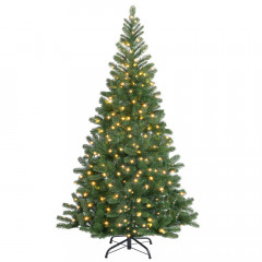 Umělý vánoční stromeček s osvětlením 140 cm | zelený