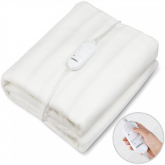 Vyhřívaná televizní deka 190 x 80cm | bílá č.2