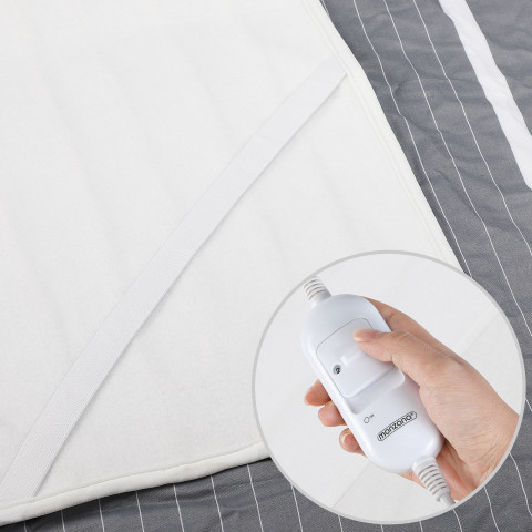 Vyhřívaná televizní deka 190 x 80cm | bílá č.7