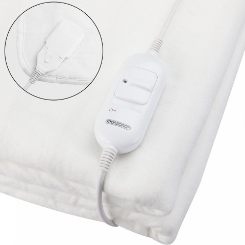 Vyhřívaná televizní deka 190 x 80cm | bílá č.5