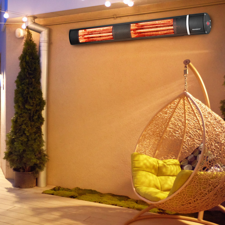 Infrazářič s dálkovým ovládáním 3000W | černý