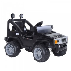 Dětské elektrické auto Jeep MP3, černé č.1