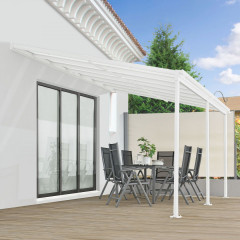 Zahradní hliníková pergola s polykarbonátem 4 x 3 m | bílá č.1