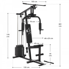 Posilovací stroj ProfiGym 2000 č.2