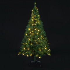 Umělý vánoční stromeček s osvětlením 150 cm | zelený č.3