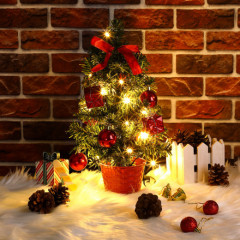 Vánoční zdobený stromeček 35 cm | jedle č.3
