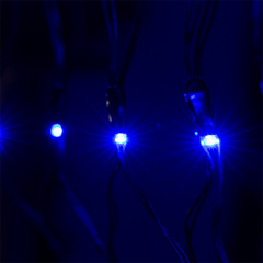 Vánoční LED sít´1,2 x 1,2 m | modrá 100 LED č.3