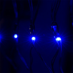 Vánoční LED sít´1,2 x 1,2 m | modrá 100 LED č.3