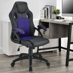 Kancelářská židle Racing design | fialovo-černá č.2
