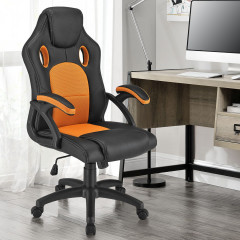 Kancelářská židle Racing design | oranžovo-černá č.2