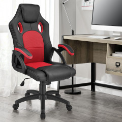 Kancelářská židle Racing design | červeno-černá č.2