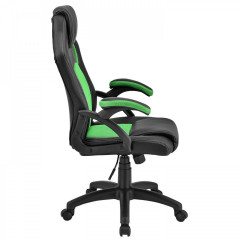 Kancelářská židle Racing design | zeleno-černá č.3
