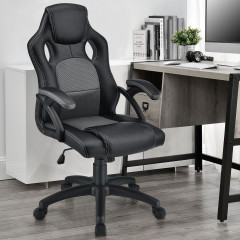 Kancelářská židle Racing design | šedo-černá č.2