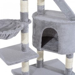 Škrabadlo pro kočky 118x50x40 cm | šedé č.3