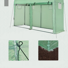 Zahradní foliovník 300 x 100 x 200 cm | zelený č.3