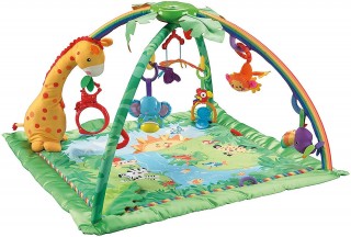 Fisher Price Rainforest Světelná a hudební hrací deka č.2