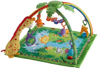 Fisher Price Rainforest Světelná a hudební hrací deka č.3