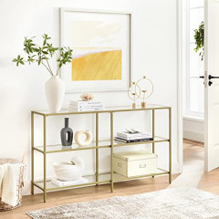 Konzolový stolek 130 x 30 x 73,3 cm | zlatý č.1