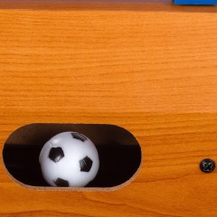 Mini stolní fotbal fotbálek s nožičkami 70x37x25 cm | světlý č.3