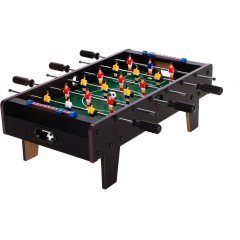 Náhradní díly k mini stolnímu fotbálku s nožičkami 70x37x25 cm | černý č.1